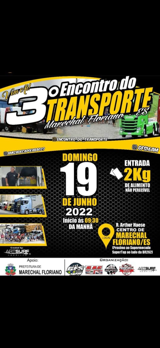 3° Encontro do Transporte em Marechal Floriano