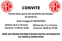 Convite América Futebol Clube MF