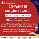 Câmara Municipal será palco de iniciativa de doação de sangue 