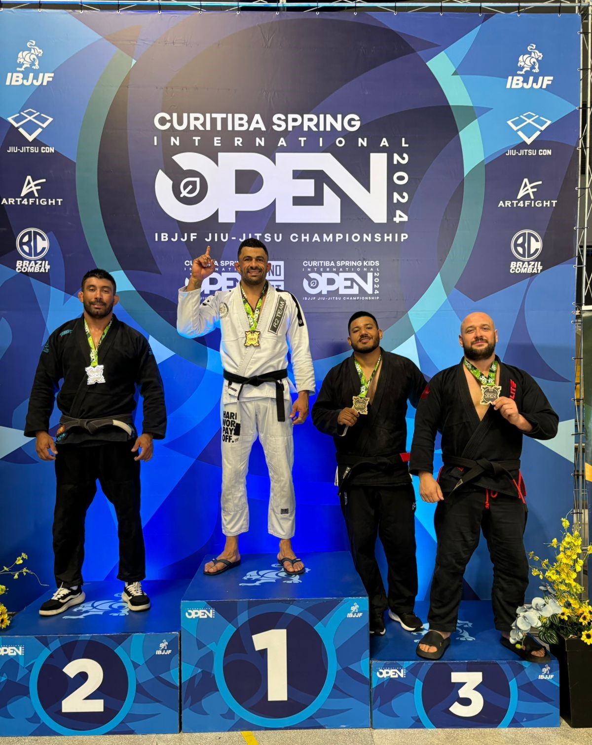 Atleta Florianense fica em primeiro lugar durante campeonato de Jiu-Jitsu em Curitiba