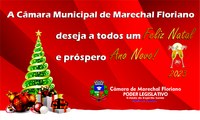 A Câmara de Marechal Floriano deseja a todos um Feliz Natal e um próspero Ano Novo!