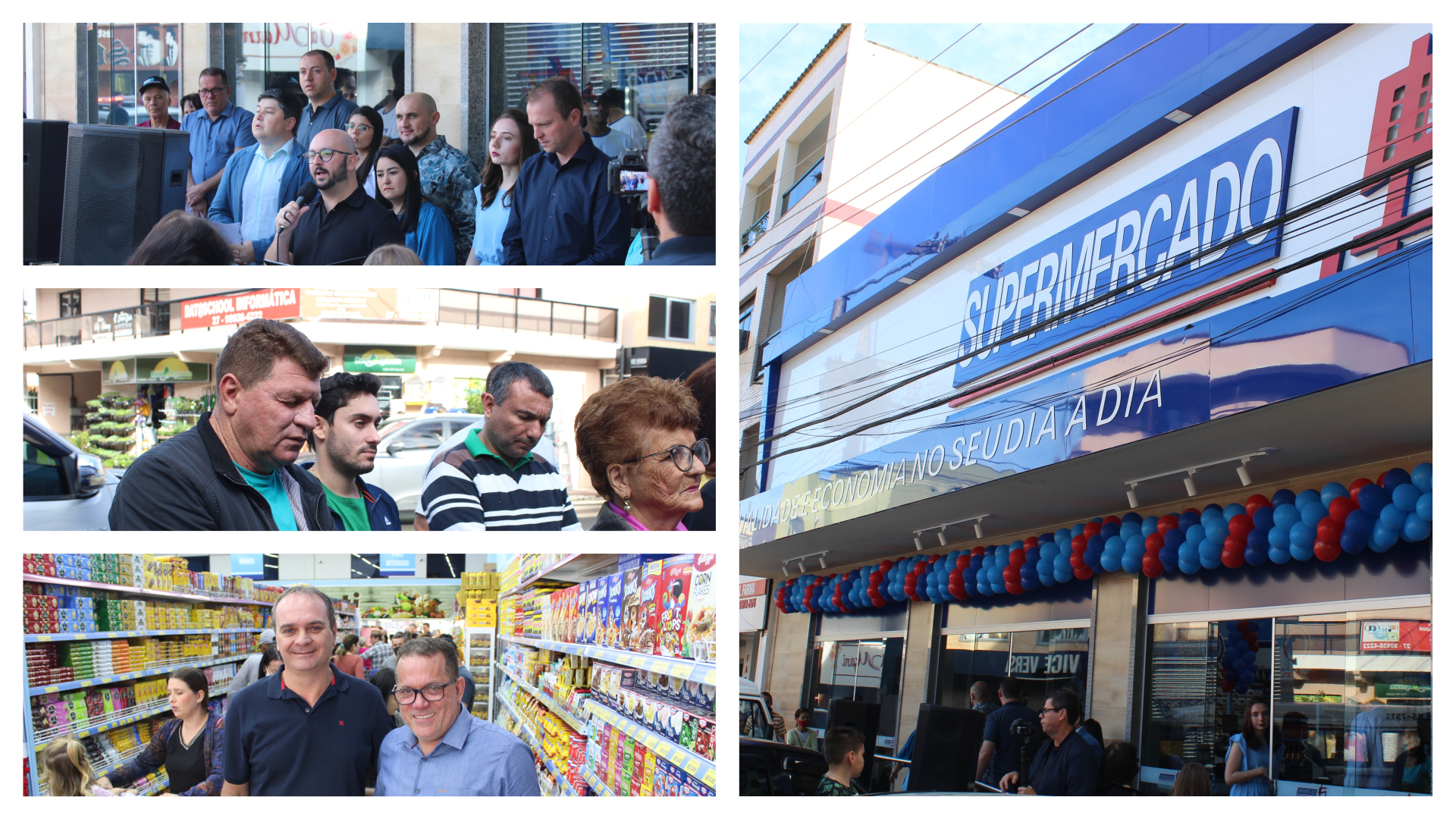 Câmara Municipal de Marechal Floriano prestigia inauguração do Supermercado JS no centro Município